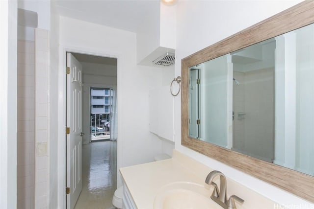 2873 S King St Unit 203, Honolulu, HI 96826 - full bath with visible vents, toilet, and vanity