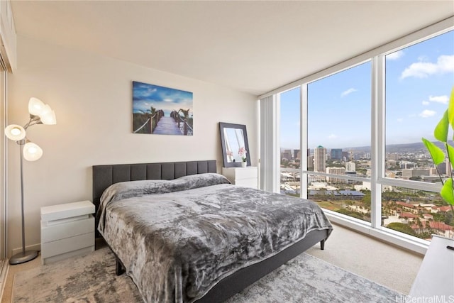 1288 Kapiolani Blvd Unit I-4203, Honolulu, HI 96814 - carpeted bedroom with a view of city
