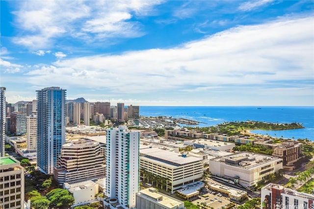 1288 Kapiolani Blvd Unit I-4203, Honolulu, HI 96814 - exterior space with a water view