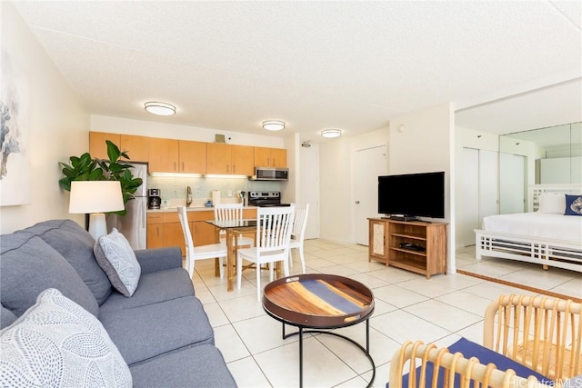 201 Ohua Ave Unit 908, Honolulu, HI 96815 - living room with light tile patterned floors