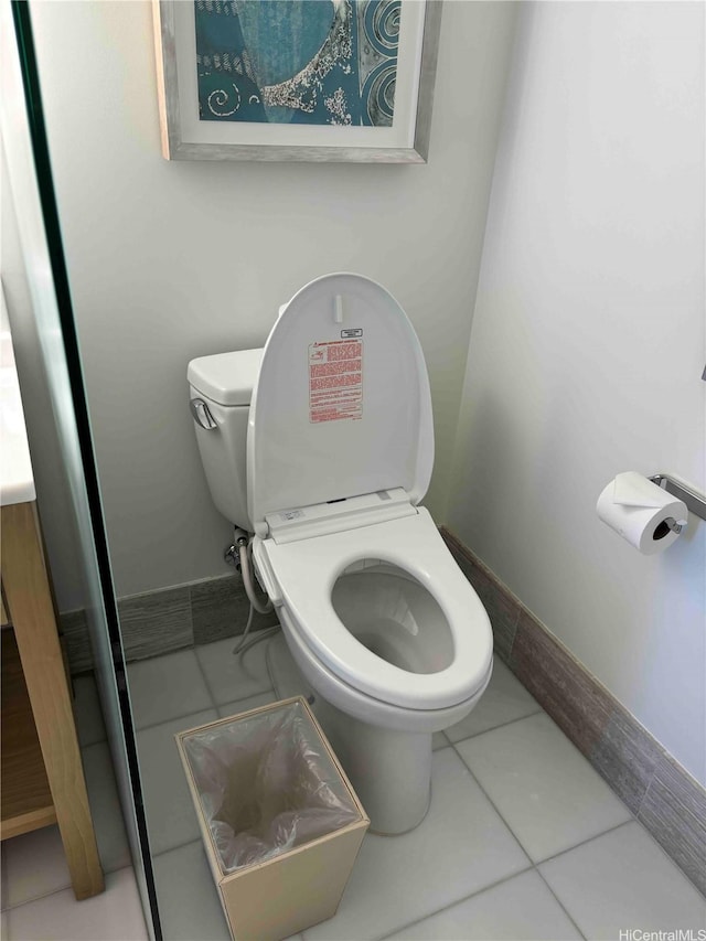 383 Kalaimoku St Unit 1106, Honolulu, HI 96815 - bathroom featuring toilet and tile patterned floors
