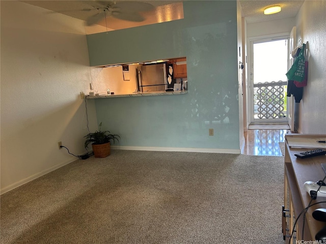 94-203 Paioa Pl Unit P201, Waipahu, HI 96797 - spare room featuring ceiling fan and carpet flooring