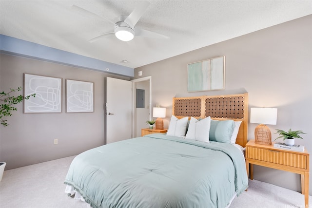1315 Kalakaua Ave Unit 1903, Honolulu, HI 96826 - bedroom featuring carpet, ceiling fan, and electric panel