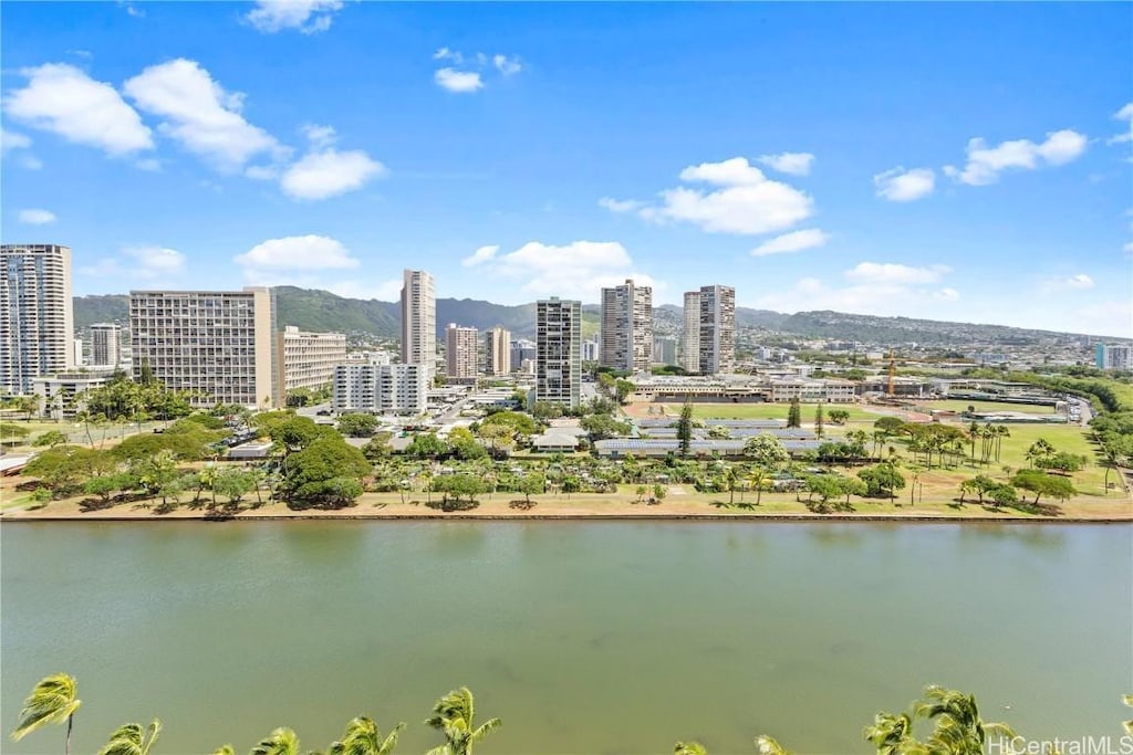 water view featuring a view of city