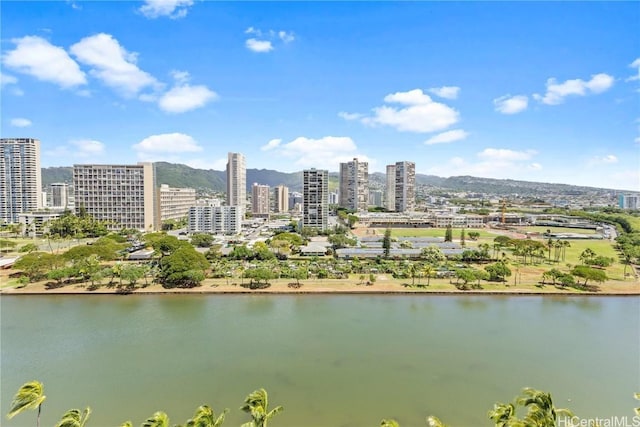 water view featuring a view of city