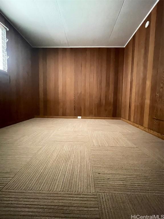 1363 California Ave, Wahiawa, HI 96786 - interior space with wooden walls