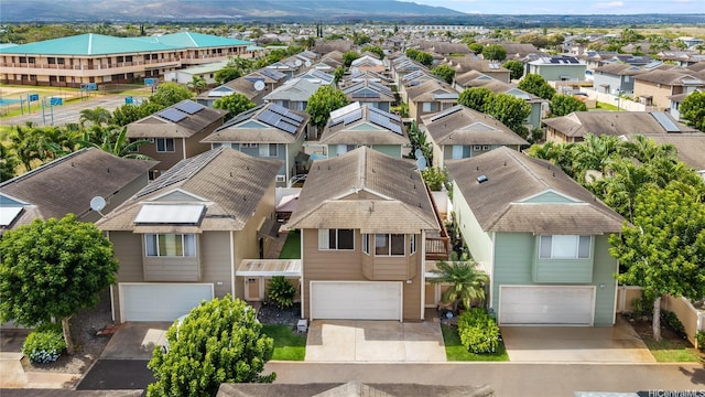 91-1026B Hoomaka St Unit 35, Ewa Beach, HI 96706 - aerial perspective of suburban area with mountains