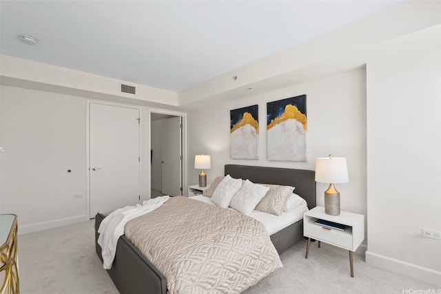 1009 Kapiolani Blvd Unit 3708, Honolulu, HI 96814 - bedroom with light colored carpet and baseboards