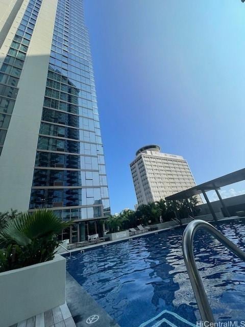 view of pool