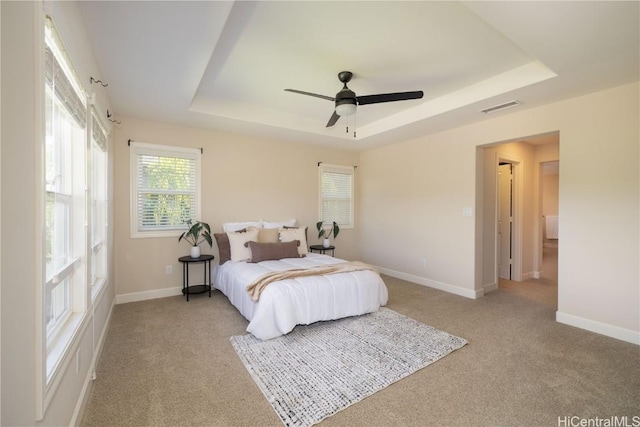 91-1072 Waikapoo St, Ewa Beach, HI 96706 - bedroom with baseboards, a tray ceiling, and visible vents