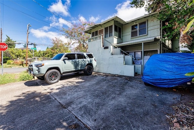 view of side of property