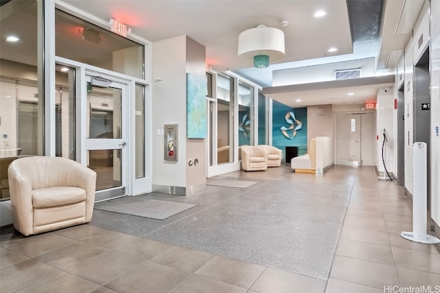 view of community lobby