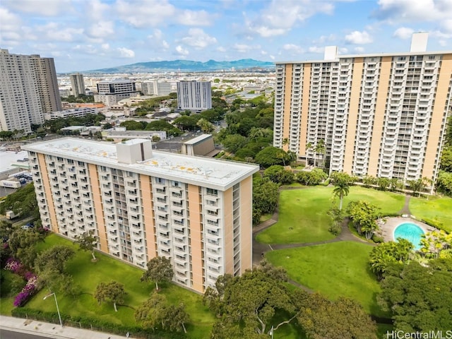 1511 Nuuanu Ave Unit 922, Honolulu, HI 96817 - birds eye view of property with a city view