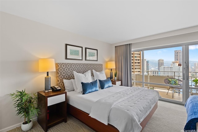 1777 Ala Moana Blvd Unit 2307, Honolulu, HI 96815 - bedroom with access to outside and a city view
