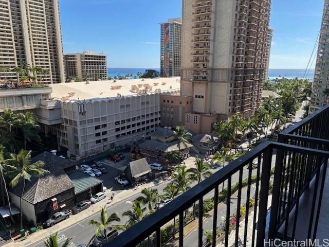 1850 Ala Moana Blvd Unit 818, Honolulu, HI 96815 - balcony featuring a water view and a view of city