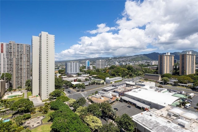 city view featuring a mountain view