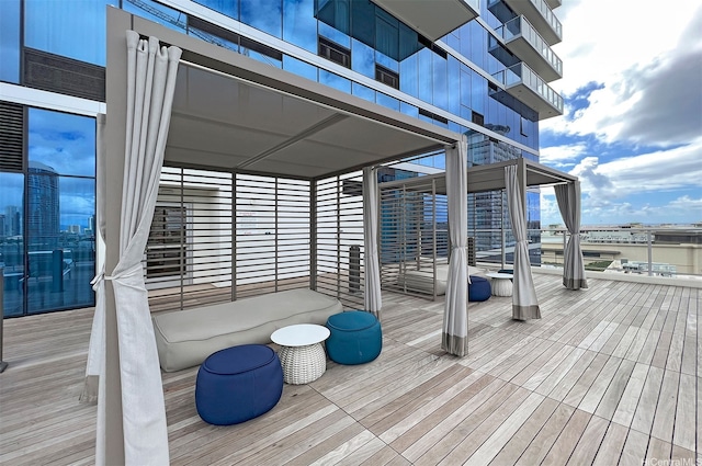 view of deck