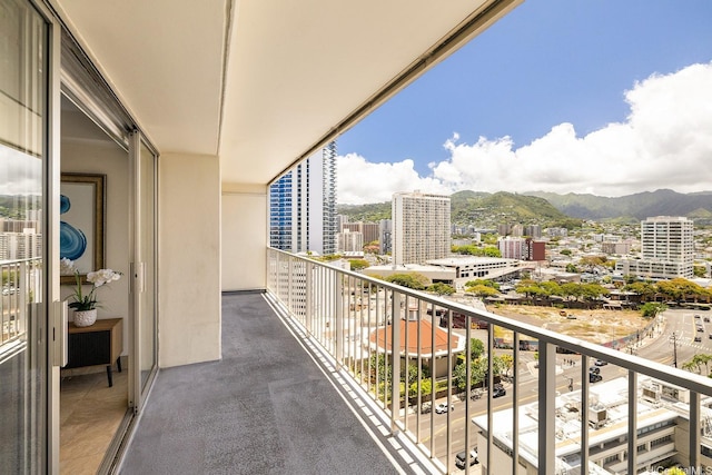 419 Atkinson Dr Unit 1603, Honolulu, HI 96814 - balcony featuring a view of city and a mountain view