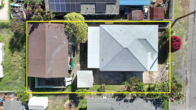 87-118 Alapaki St, Waianae, HI 96792 - view from above of property with property parcel outlined
