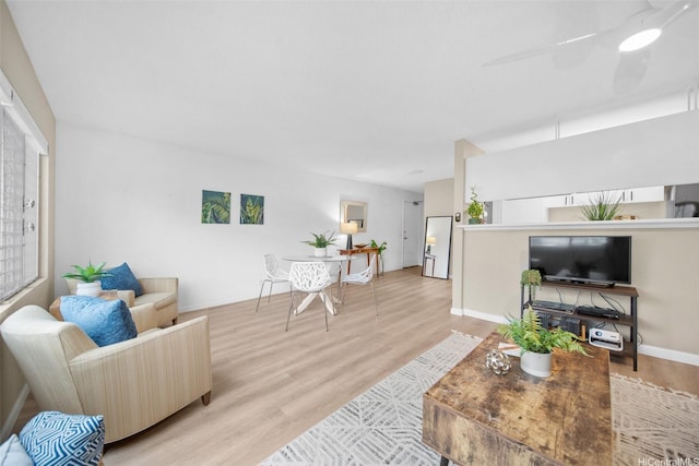 46-269 Kahuhipa St Unit D202, Kaneohe, HI 96744 - living area with wood finished floors and baseboards