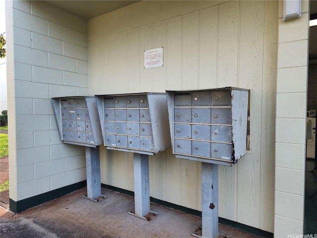 view of property's community with mail area