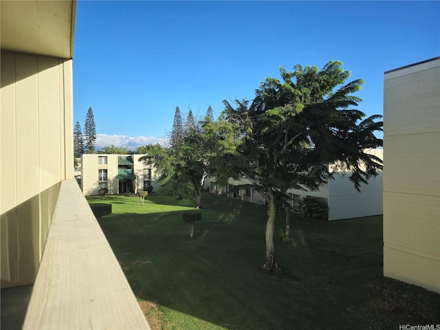 view of yard