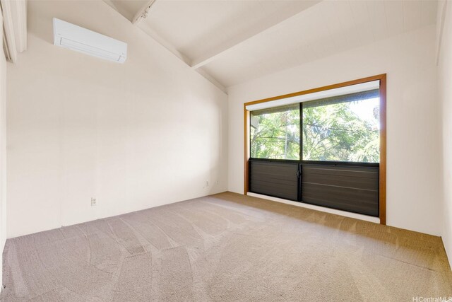 1487 Hiikala Pl Unit 44, Honolulu, HI 96816 - unfurnished room featuring an AC wall unit and carpet