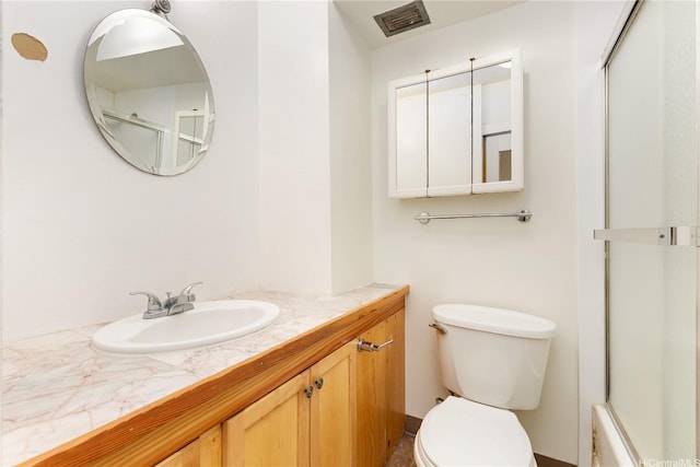 2345 Ala Wai Blvd Unit 1806, Honolulu, HI 96815 - full bathroom with an enclosed shower, toilet, and vanity