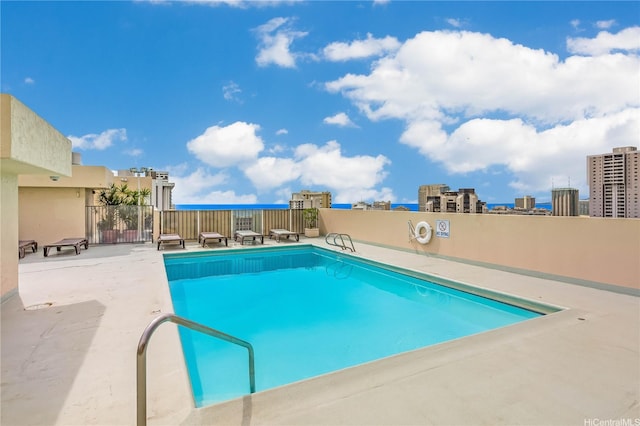 2345 Ala Wai Blvd Unit 1806, Honolulu, HI 96815 - community pool with fence and a patio