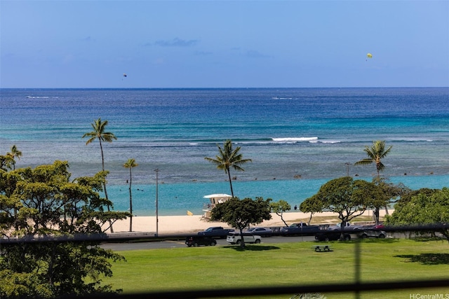1388 Ala Moana Blvd Unit 7601, Honolulu, HI 96814 - water view featuring nearby beach