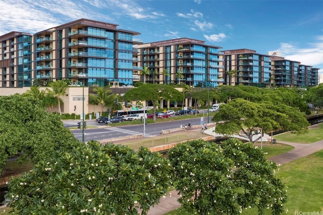 1388 Ala Moana Blvd Unit 7601, Honolulu, HI 96814 - view of apartment building / complex with uncovered parking