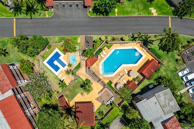 drone / aerial view