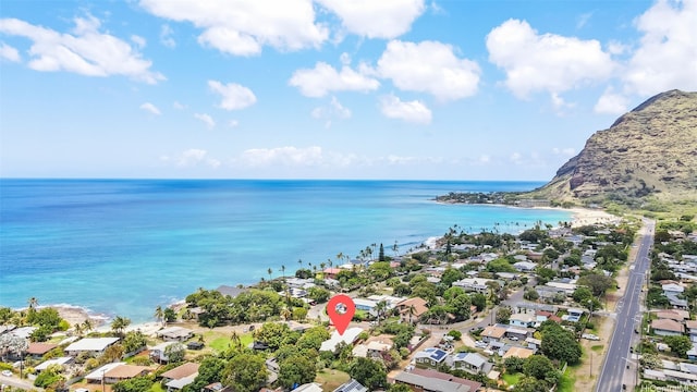 84-731 Upena St, Waianae, HI 96792 - aerial perspective of suburban area featuring a nearby body of water