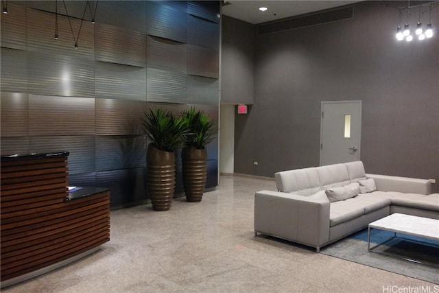 view of community lobby