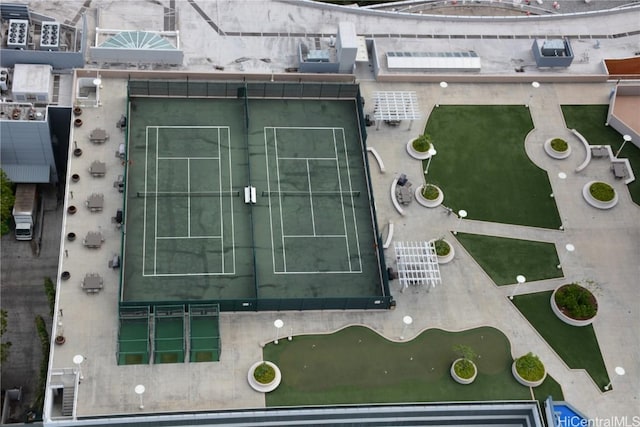 drone / aerial view