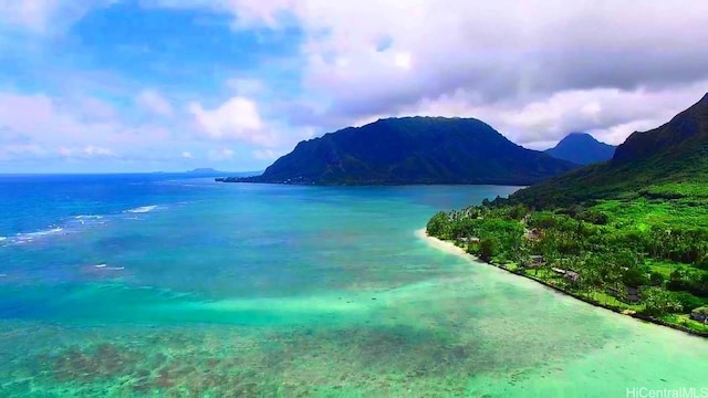53-549 Kamehameha Hwy Unit 514, Hauula, HI 96717 - view of water feature with a mountain view