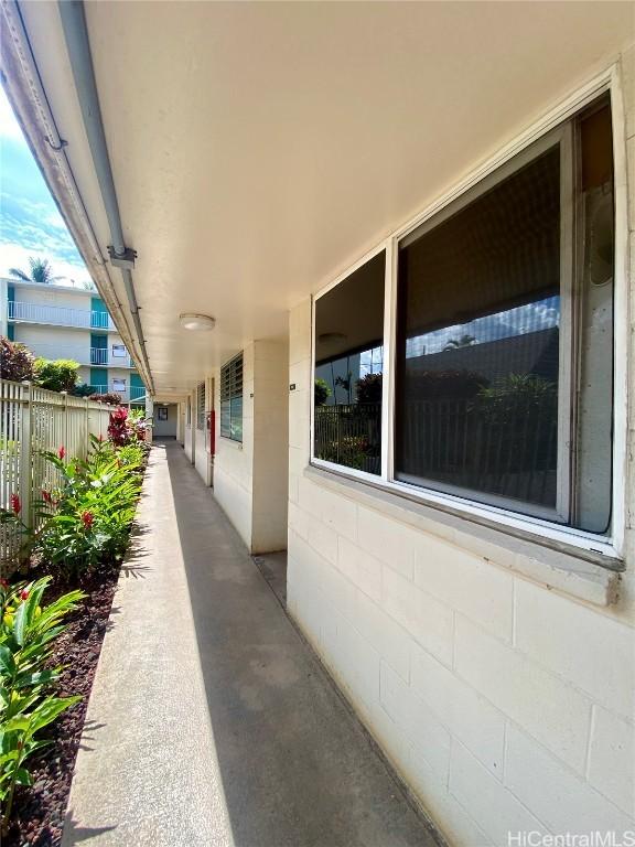 85-175 Farrington Hwy Unit C107, Waianae, HI 96792 - view of patio featuring fence