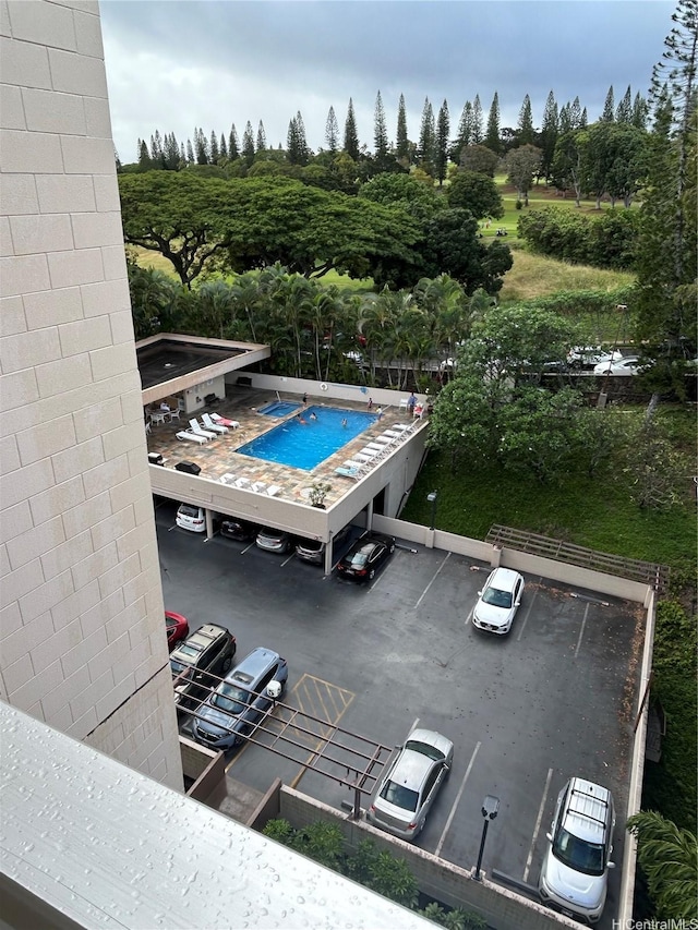 view of pool