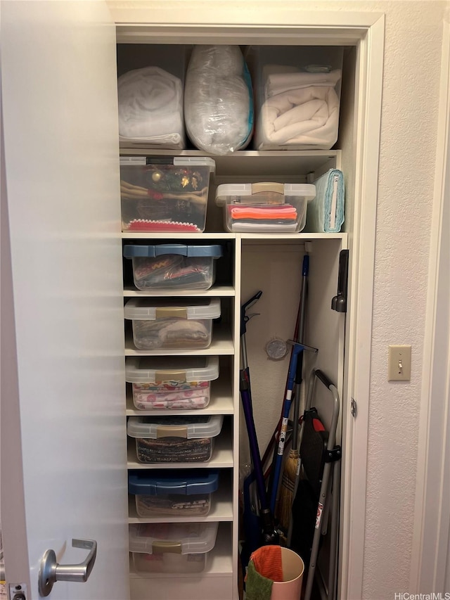 view of closet