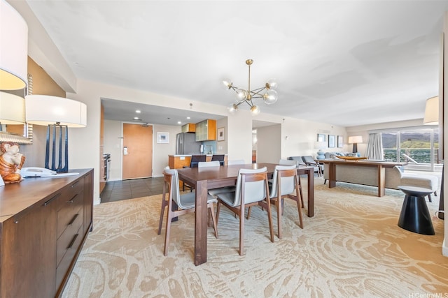 410 Atkinson Dr Unit 3326, Honolulu, HI 96814 - dining room featuring an inviting chandelier