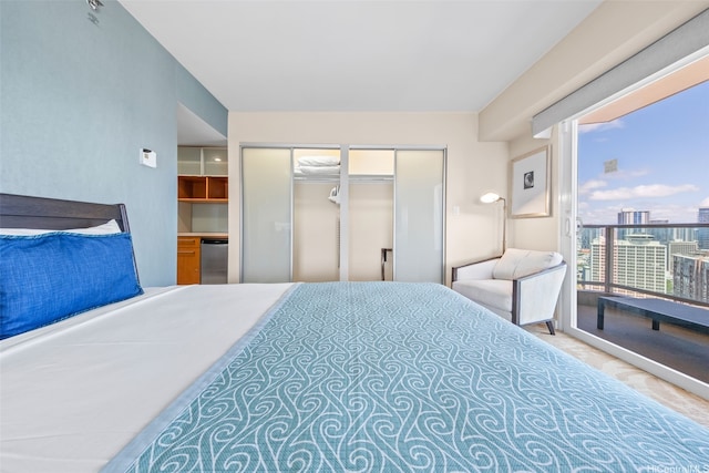 410 Atkinson Dr Unit 3326, Honolulu, HI 96814 - bedroom with multiple closets and fridge