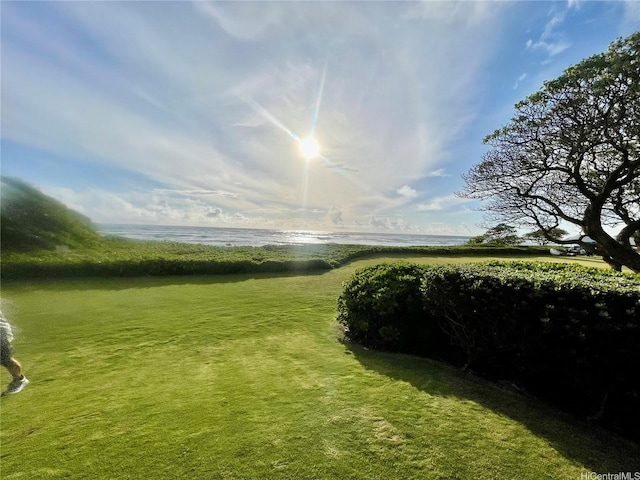 4331 Kauai Beach Dr Unit 3308, Lihue, HI 96766 - view of yard featuring a water view