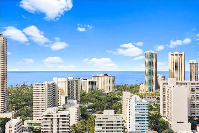 2333 Kapiolani Blvd Unit 2515, Honolulu, HI 96826 - exterior space with a water view and a view of city