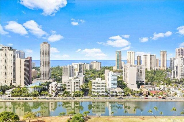 2333 Kapiolani Blvd Unit 2515, Honolulu, HI 96826 - property's view of city featuring a water view
