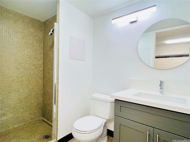 1188 Bishop St Unit 601, Honolulu, HI 96813 - bathroom with vanity and a tile shower