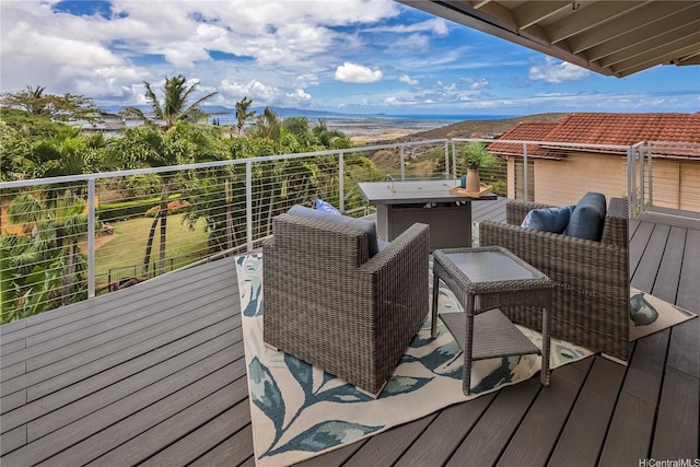 92-1200 Uahanai St, Kapolei, HI 96707 - view of wooden terrace