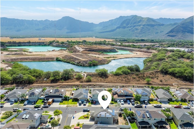 87-307 Panoa St, Waianae, HI 96792 - aerial view of residential area with a water and mountain view