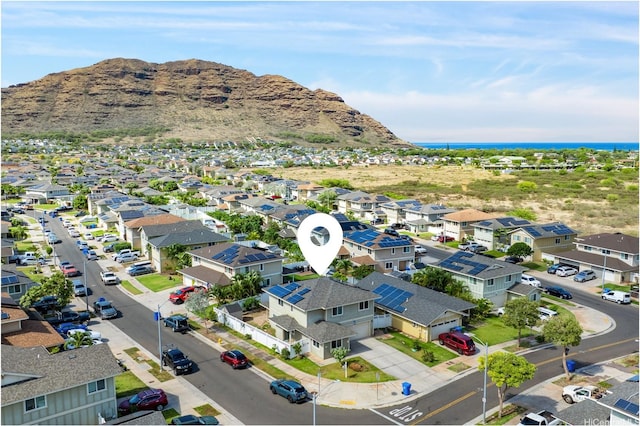87-307 Panoa St, Waianae, HI 96792 - aerial perspective of suburban area featuring mountains