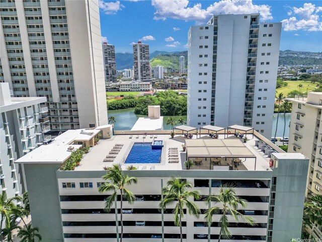 2211 Ala Wai Blvd Unit 1106, Honolulu, HI 96815 - city view with a nearby body of water