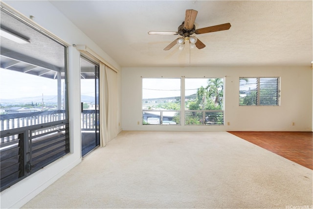 99-611 Alia Pl, Aiea, HI 96701 - empty room with baseboards, a ceiling fan, and carpet